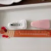 Tira de Tela Rayada Dulce Versátil Estilo Coreano Femenina Cuadros Bb Chica Fresca Pasador Lateral Pequeño Pasador para el Cabello Estilo Chanel