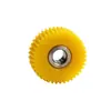 Juego de Prensatelas de Rodillo de Plástico para Máquina de Coser Industrial de Punto Recto Prensatelas de Rodillo Universal para Materiales Gruesos y Delgados con Juego Completo de Piezas de Repuesto Costura