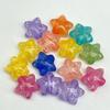 Fornecimento direto da fábrica 10mm miçangas pop miçangas rachadas quebradas estrela de cinco pontas acessórios de joias diy material para pulseira com miçangas