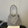 Bolso de Hombro Perezoso Estilo Coreano Personalidad Gran Capacidad Viaje de Commute Bolso de Tela Retro Estrella Casual Elegante Bolso Tote