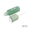 Novo Tubo de Gloss Labial Material Envolto Tubo Vazio Personalizado 3ml Quadrado Fosco Verde Tubo de Gloss Labial