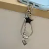 Estilo coreano moda estilo ins cadena de hueso de serpiente estrella correa de teléfono llavero amuleto de bolsa de cámara ccd colgante de niña