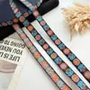 Cinta Jacquard de Girasol Bordado de Flores Pequeñas Encaje Lazo Hecho a Mano Pinza para el Cabello Accesorios Adorno Decorativo Hanfu En Stock