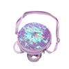Bolso infantil transfronterizo, bolso bandolera con lentejuelas, bolso pequeño cruzado, bolso de PU con láser, bolso de accesorios para niños con textura