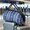 Bolsa de Compras Dobrável Verde Japonesa Viagem Ombro Portátil Espessada Bolsa de Compras de Vegetais Supermercado Bolsa Verde Bolsa de Transporte 210D