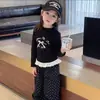 Nova Camiseta Solta de Manga Longa para Crianças Maiores Primavera e Outono 2026, Top de Renda Estiloso para Bebês, Roupa da Moda para Primavera