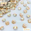 Champagne Punta Inferior Diamante Forma Especial Diamante Estilo Mixto Al por Mayor Brillo Joyería para Uñas Xiaohongshu Diamante para Uñas Usable Uñas Al por Mayor