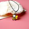 Collar de perlas estilo ins popular, diseño de nicho femenino, collar de corazón con sentido de dibujos animados para niña, cadena de lana para novia y estudiante.