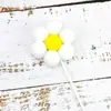 Decoração de Bolo de Aniversário Plug-in Flor Pom Pom Bola de Cabelo Buquê Cartão Criativo DIY Decoração de Menina