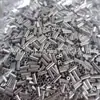 Fabricantes de carcasas de aluminio ventas al por mayor directas accesorios para aparejos de pesca set de hilo con alambre blanco manguito de aluminio tubo de aluminio plano