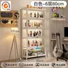 Pequeno Armário de Vinho para Sala de Estar, Montado na Parede, Novo Modelo 2025, Porta-Vinho Doméstico com Fechadura, Prateleira de Exibição, Armário de Armazenamento de Luxo Leve, Bambu