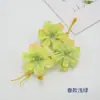 Fio de Flor Estrela de 3 Cabeças Flor de Cerejeira Artificial Flor de Ameixa Conjunto para Salão de Casamento Arranjo de Flores Adorno Étnico Grampo de Cabelo Produção de Flores