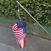 Manga de viento Bandera Arcoíris Bandera Americana Manga de viento Navideña Bandera de Cara de Fantasma de Halloween Decoración Festiva 3D