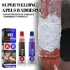 Agente de Reparación de Metal Jue-Fish Pegamento de Soldadura para Rellenar Grietas Pegamento AB Impermeable Secado Rápido Pegamento de Reparación de Metal