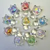 Novo Brilhante Transparente Lantejoula Pequena Tartaruga Brinquedo DIY Fofo Acessórios de Cola de Creme Decoração de Mesa Acessórios de Brinquedo da Moda