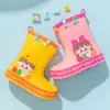 Botas de lluvia creativas DIY para niños niñas niños nuevo jardín de infantes bebé zapatos impermeables botas de lluvia antideslizantes para niños