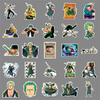 50 Stickers Solon Zoro One Piece OP Día de la Animación Difuso Impermeable Decoración Tablet Computadora Vaso de Agua Pegatina para Cuenta de Mano