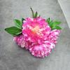 Flor de Peônia Artificial Grande de Cinco Cabeças Francesa Flor de Peônia Simulação Flor de Seda para Casamento Flor de Peônia Simulação Flor Falsa