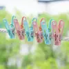 Clips a Prueba de Viento al por Mayor de Fábrica, Paquete de 30, Pinzas para Ropa Interior y Calcetines, Pinzas Pequeñas de Plástico para Colchas y Secado de Ropa