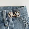Fivela de Ajuste de Cintura Removível para Apertar o Tamanho da Cintura das Calças, Broche para Apertar Jeans, Alfinete Ajustável
