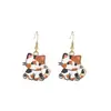 Aretes Divertidos Transfronterizos de Gatito Lindo de Dibujos Animados Aretes Creativos Atmosféricos Aretes de Animales Japoneses y Coreanos Venta al por Mayor Europea y Americana