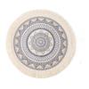 Individual de Mesa Tejido de Algodón Estilo Bohemio Fresco Tela Nórdica Borla Almohadilla Aislante Almohadilla para Olla de Lujo Ligero Almohadilla Decorativa para el Hogar