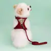 Coleira Peitoral em Forma de Colete para Cães Teddy, Bichon, Cães Pequenos, Peitoral para Gatos, Guia para Coelhos, Atacado de Suprimentos para Animais de Estimação