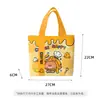 Nova Moda Desenho Animado Bolsa de Lona Grossa Bolsa de Ombro Bolsa de Estudante Bolsa de Armazenamento para Viagem de Primavera Bolsa de Lona Ins