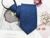 Corbata con cremallera para hombre, formal, de negocios, de 8 cm, fácil de tirar, sin corbata, con rayas rojas y negras.