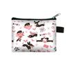 2025 Carteira Infantil Fofa de Desenho Animado Dachshund Poliéster Bolsa Mini Cachorro Simples Estilo Ins Saco de Armazenamento