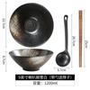 Tazón de Ramen Japonés Tazón Grande para Fideos Tazón Creativo con Forma de Sombrero de Bambú Tazón de Trompeta Tazón para Fideos Tazón para Comer Fideos Instantáneos Vajilla de Cerámica Tazón para Sopa
