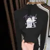 Otoño/Invierno 2026 Camiseta Térmica de Felpa para Niñas, Cuello Semi Alto, Manga Larga, Capa Base, Ropa Interior Cálida con Volantes Estilosa para Niños