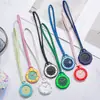 Nuevo Reloj de Bolsillo Tendencia Roble Siglo Colaboración Color Caramelo Octogonal Colgante Reloj Colaboración Set de Relojes de Cuarzo