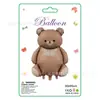 One Piece Al por Mayor Tarjeta Pastel Oso Globo Oso Digital Mate Fiesta de Cumpleaños de Bebé Decoración Película de Aluminio Globo