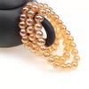 Exhibición de pulsera de citrino de Brasil tienda de cuentas de cristal amarillo dorado pulsera 6-14 mm cuentas redondas actividad práctica regalo