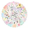 18 Tarjetas Florales de Acuarela de Autoafirmación en Inglés con Frases Positivas, Tarjetas de Felicitación para Decoración de Regalos
