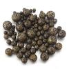 Cuentas redondas huecas de hierro cuentas de hilo retro agujero recto agujero pasante accesorios para joyería diy material de bola de hierro hueco venta al por mayor