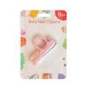 Set de tarjetas en inglés cubierta para el pulgar anticaída cortaúñas para bebé seguridad para bebé cortaúñas semicírculo anti-carne pulsera tijeras