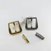 Fivela de Cinto de Nylon Elegante e Versátil Fivela de Pino de Liga Conjunto de Duas Peças Fivela de Cinto de 2,5cm Fivela Decorativa Cabeça de Reposição
