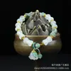 Pulsera de Bambú Multigemas de Seda Dorada Natural de Xinjiang, Unisex, Alta Calidad, Moderna, Elegante, Venta Directa del Fabricante
