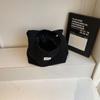 2025 Nova Bolsa de Ombro Crossbody Commuter Simples Grande Capacidade Veludo Cotelê Cor Sólida Axila Portátil Casual Tote Bag