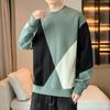 Suéter de cuello redondo para hombre, primavera y otoño 2020, talla grande, ropa para estudiantes jóvenes, marca de moda, ropa holgada para parejas, top