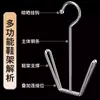 Artículo Popular de Tiktok Estante para Secar Zapatos para Uso Doméstico, Gancho Sólido Engrosado de Acero Inoxidable, Estante para Sandalias para Colgar Zapatos en el Balcón Exterior de la Ventana