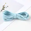 Cordones de zapato semicirculares de colores, Cordón elástico de alta elasticidad de colores, Hebilla de cordón elástico sin atar