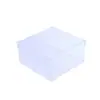 Em estoque Caixa de presente de acrílico colorida Caixa quadrada para madrinhas Caixa de presente para armazenamento de presentes Caixa de exibição transparente