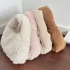 25 Bolso de Mano de Piel Nuevo de Invierno Maillard Lindo Pequeño Bolso de Felpa Bolso Cruzado de Pelo de Cordero para Mujer