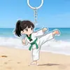 Anime Conan Aluno Acrílico Pingente de Mochila Anel Chaveiro Desenho Casal Júnior Marido Esposa Colega Amigo