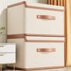 Caja de Almacenamiento de Ropa de Tablero Hueco de Tela Oxford Lavable de Gran Capacidad Caja de Almacenamiento de Ropa de una Pieza con Tapa Caja de Almacenamiento Plegable