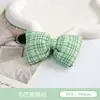 Acessórios de Laço Preenchidos com Algodão de Tecido, Acessórios de Cabeça Xadrez Estilo Coreano, Decoração de Lenço, Acessórios DIY, Acessórios de Roupa, Pequenos Acessórios