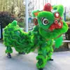 Juego Completo de Accesorios para Danza del León de Adulto, Suministros para Danza del León de Foshan, Cabeza de León del Sur para Danza del León, Juego Completo de Accesorios para Danza del León de Doble Cabeza